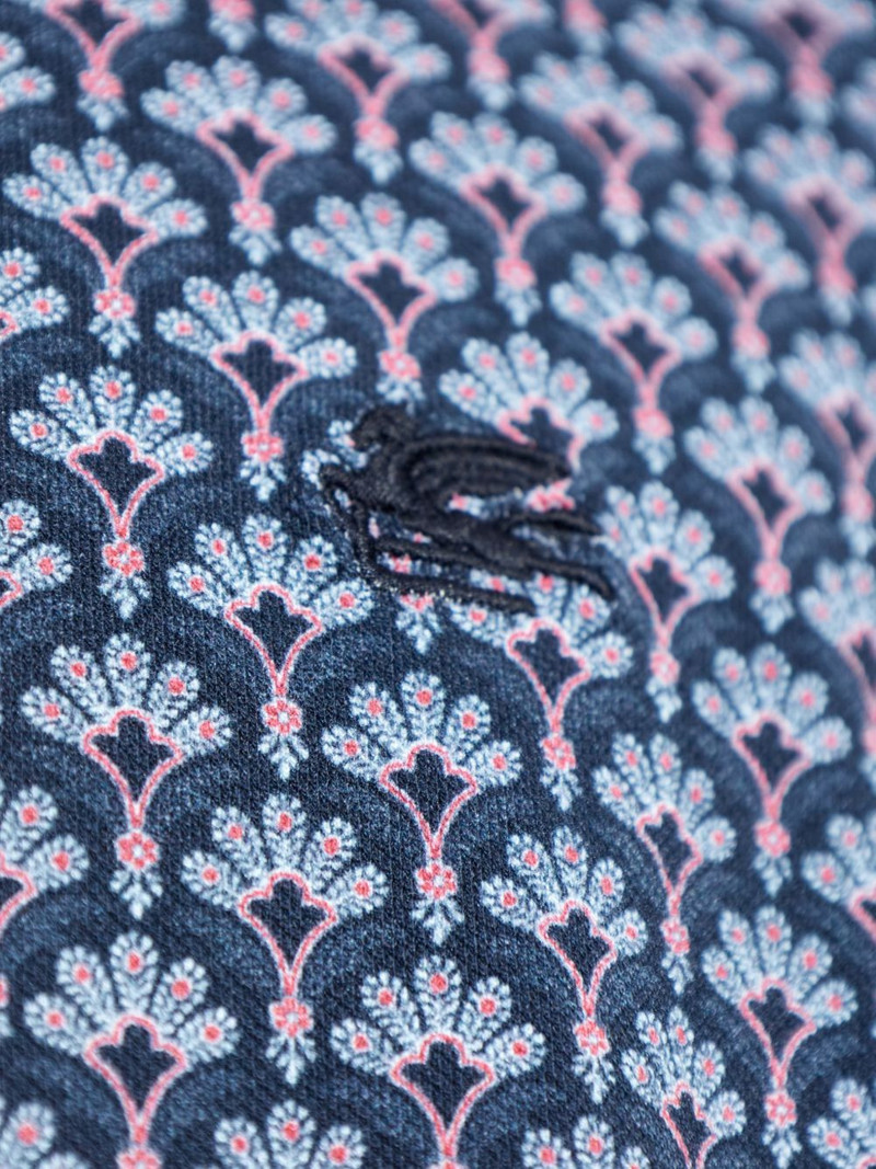 floral-print polo shirt 5