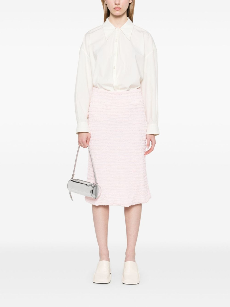 Jil Sander crepe jersey midi skirt outlook
