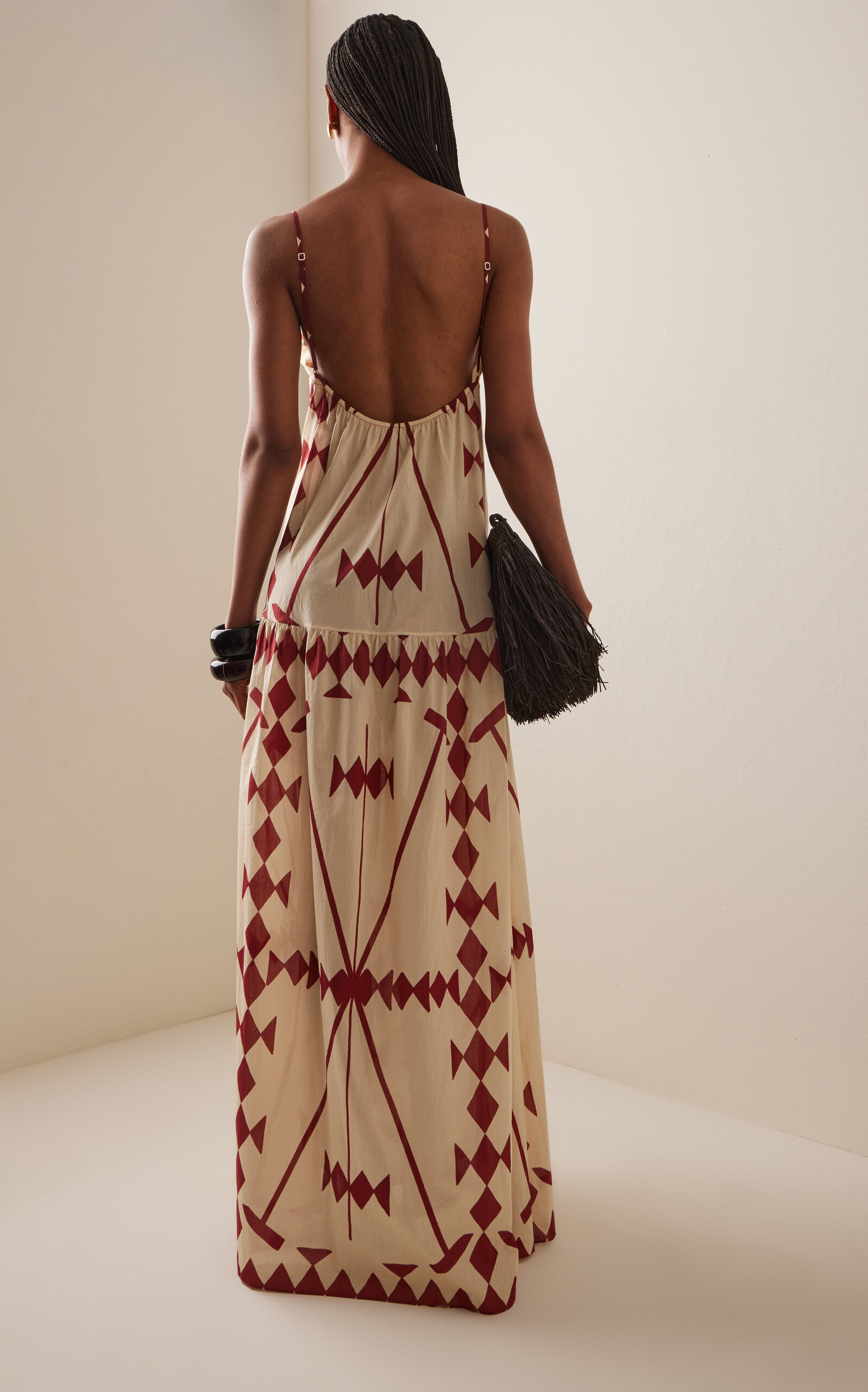 Zea Palm Cotton Maxi Dress multi - 4