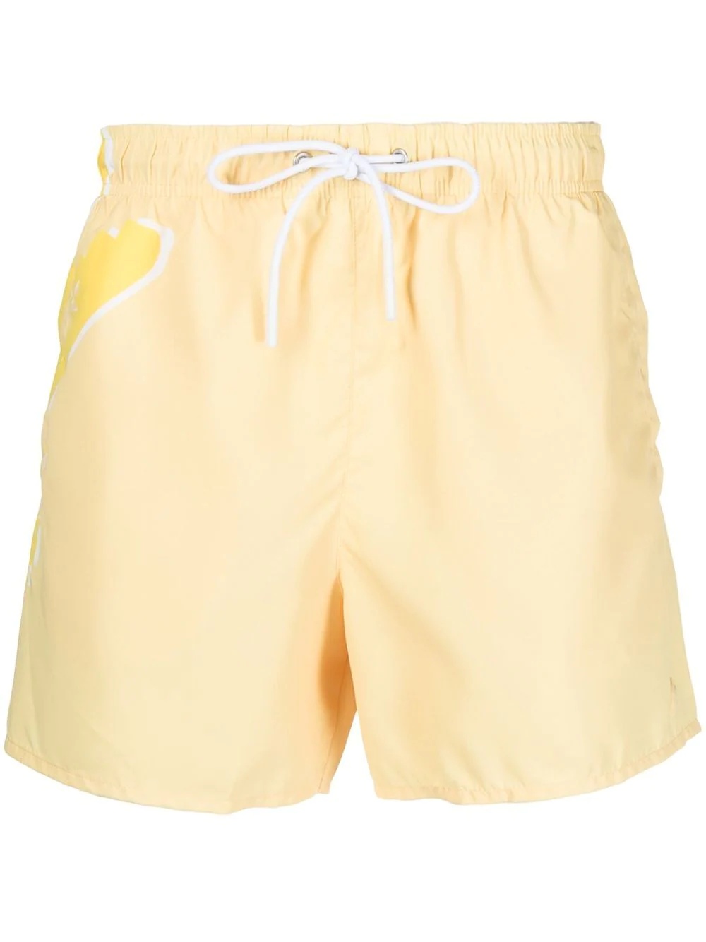 crocodile-print swim short - 1