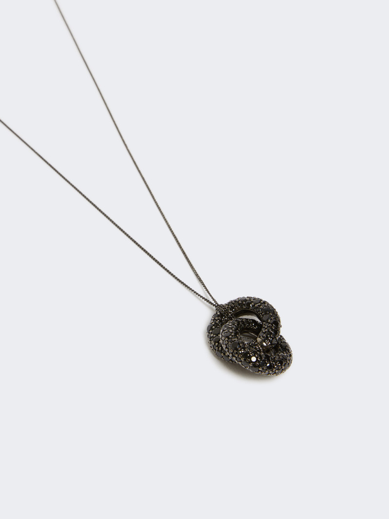 Max Mara MMBOLDNECK Necklace with rhinestone pendant outlook