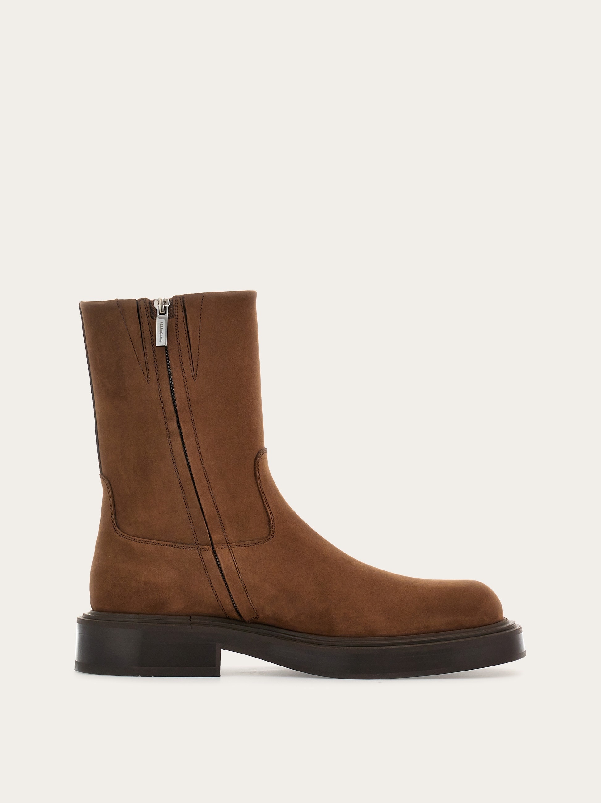Ankle boot with rounded toe - 5