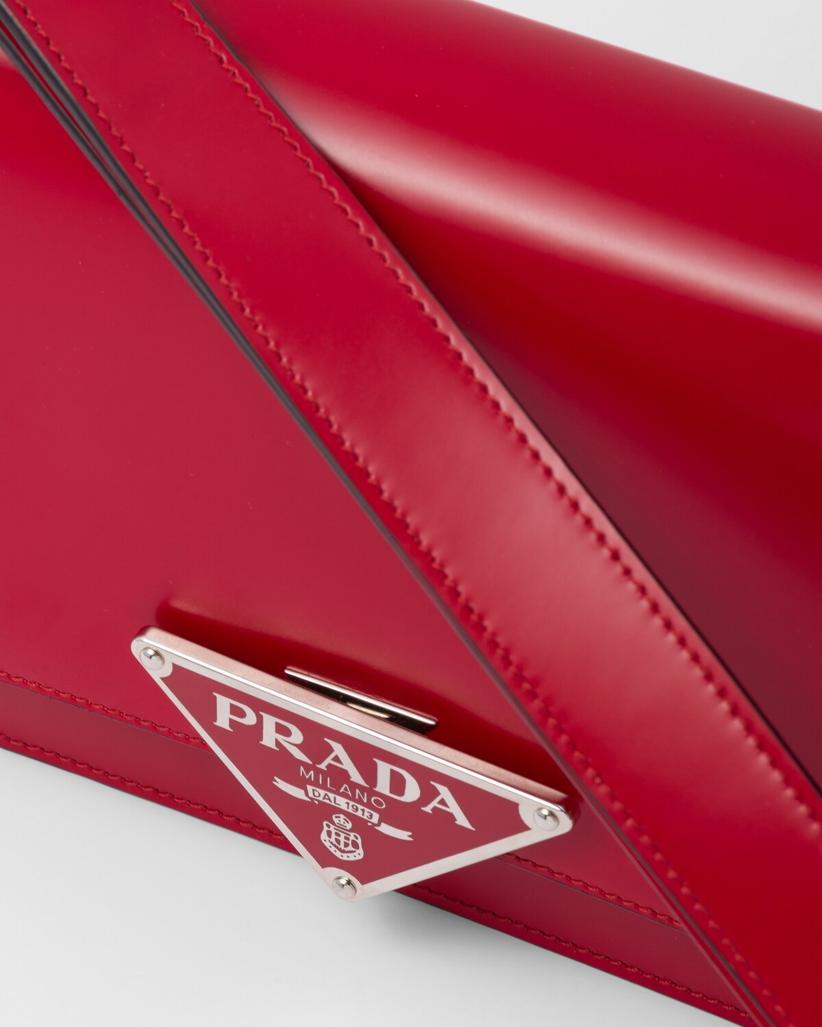 Prada Emblème brushed-leather bag - 6