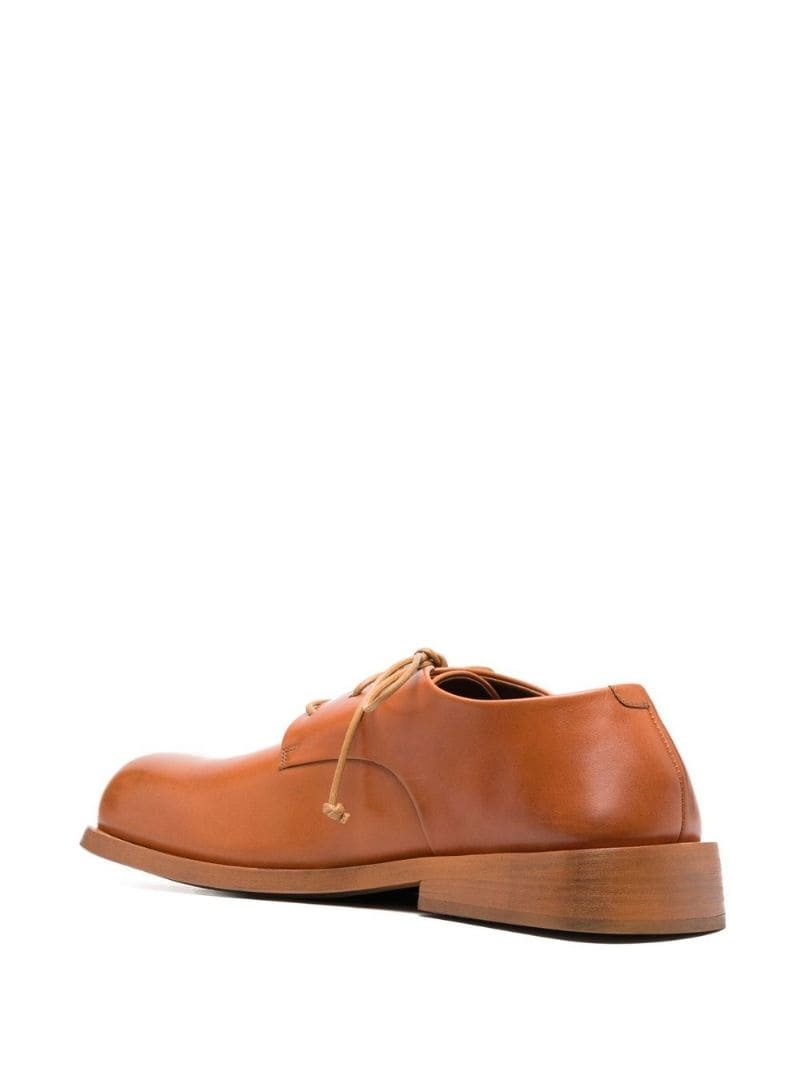 lace-up leather oxford shoes - 3