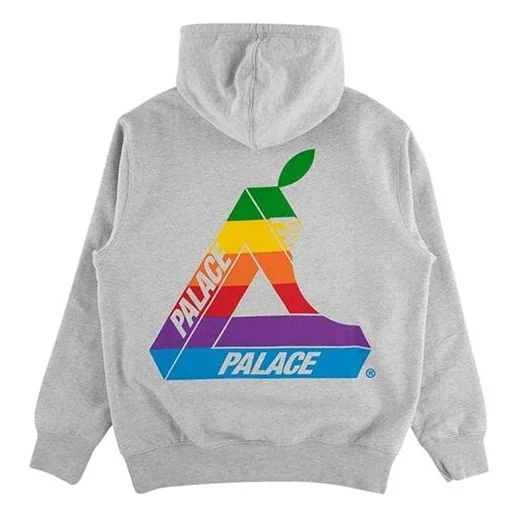 PALACE Jobsworth Classic Logo Printing Gray P16HD001 - 1