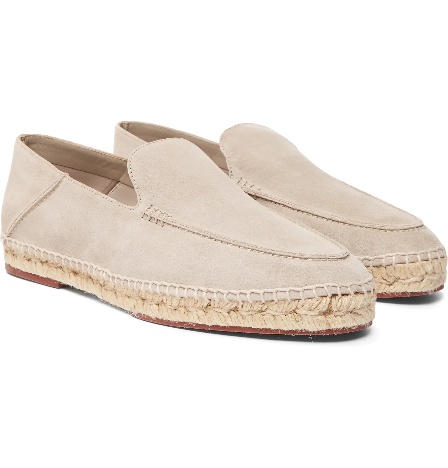 Seaside Walk Collapsible-Heel Suede Espadrilles - 11