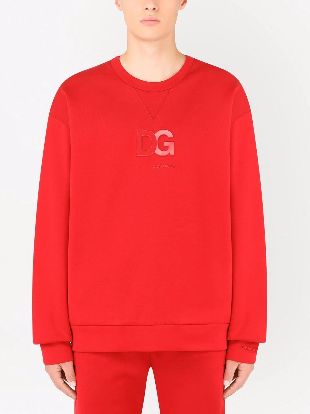 embossed-logo sweatshirt - 3