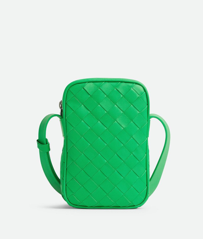intrecciato zipped phone pouch 1