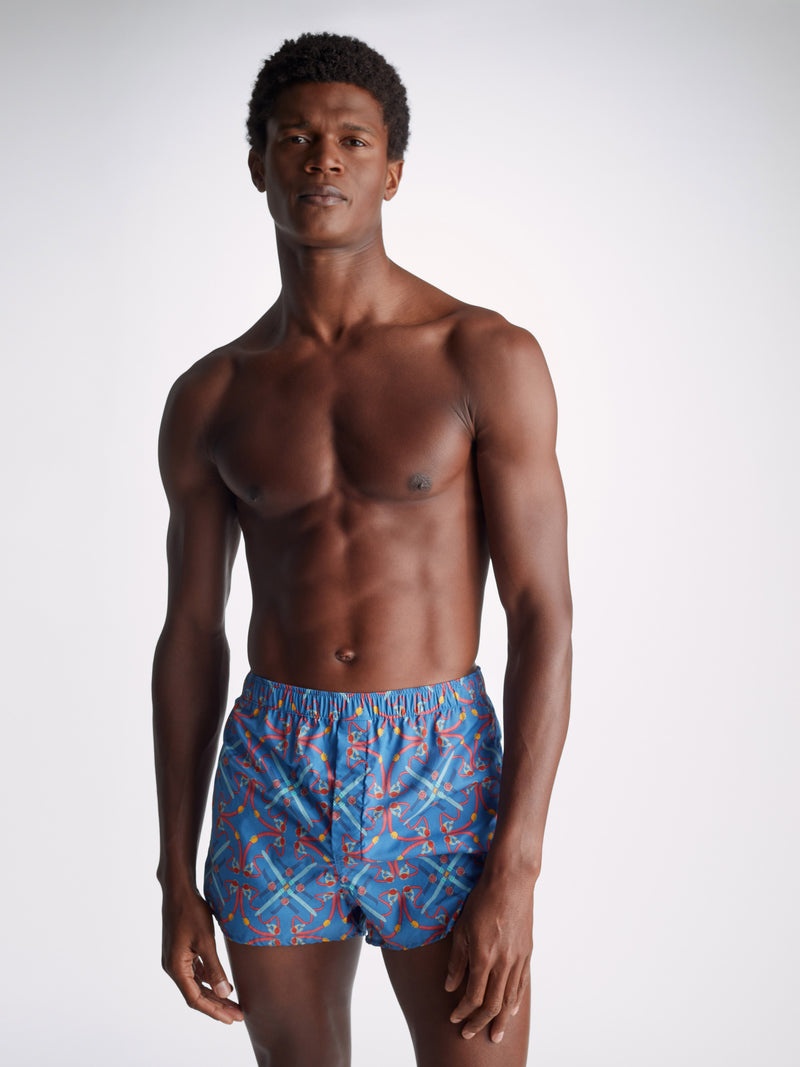 Men's Modern Fit Boxers Ledbury 64 Cotton Batiste Multi - 2