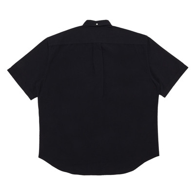 Supreme Supreme Loose Fit Short-Sleeve Oxford Shirt 'Black' outlook