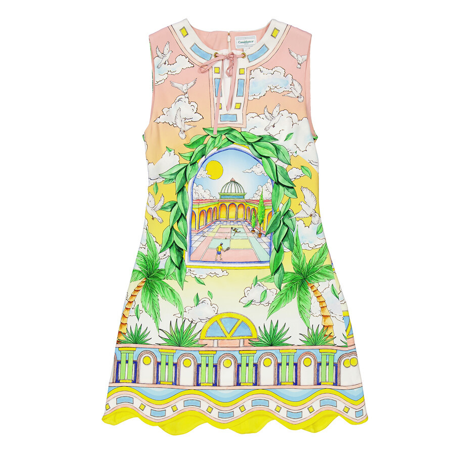 Casablanca Ladies Paysage Ideal Short Cocktail Dress - 5