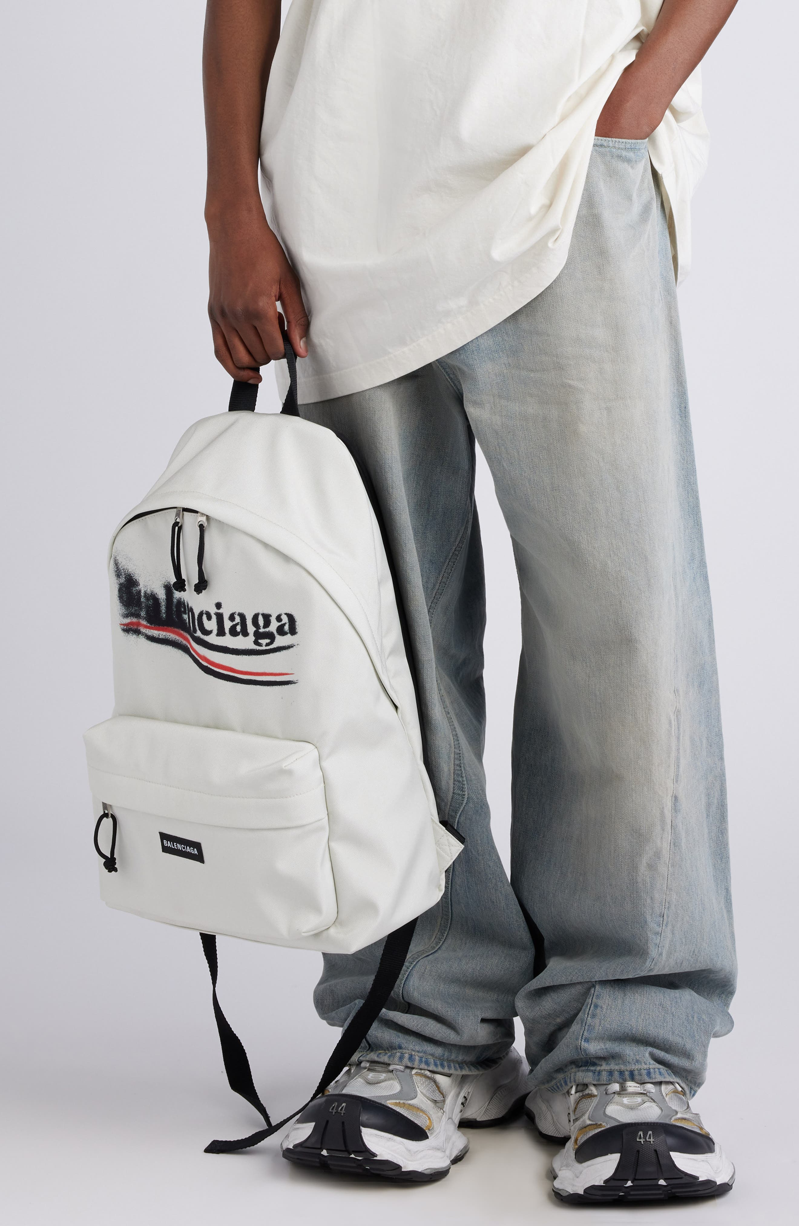 Balenciaga Explorer Backpack in Ecru at Nordstrom - 6
