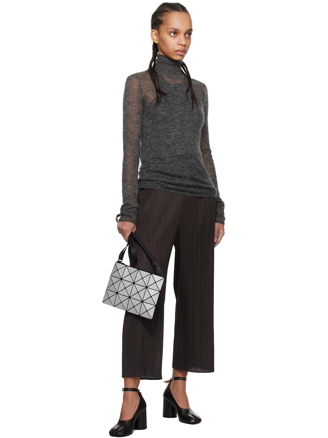 Gray & Silver Lucent W Color Bag - 4