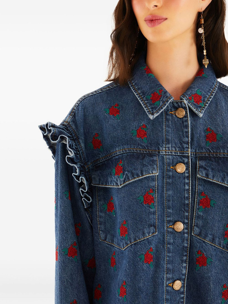 embroidered flowers jacket 3