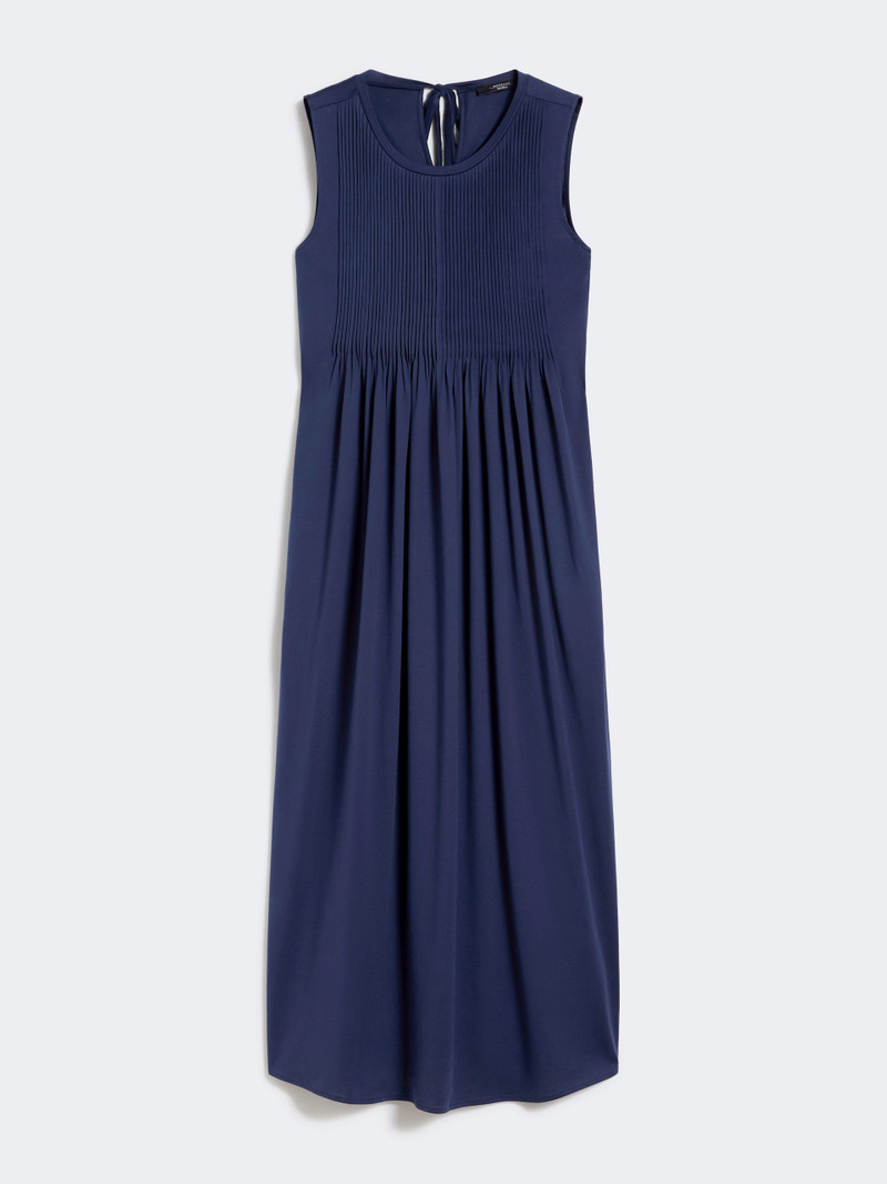 RICORDO Cotton jersey fluid dress - NAVY 1