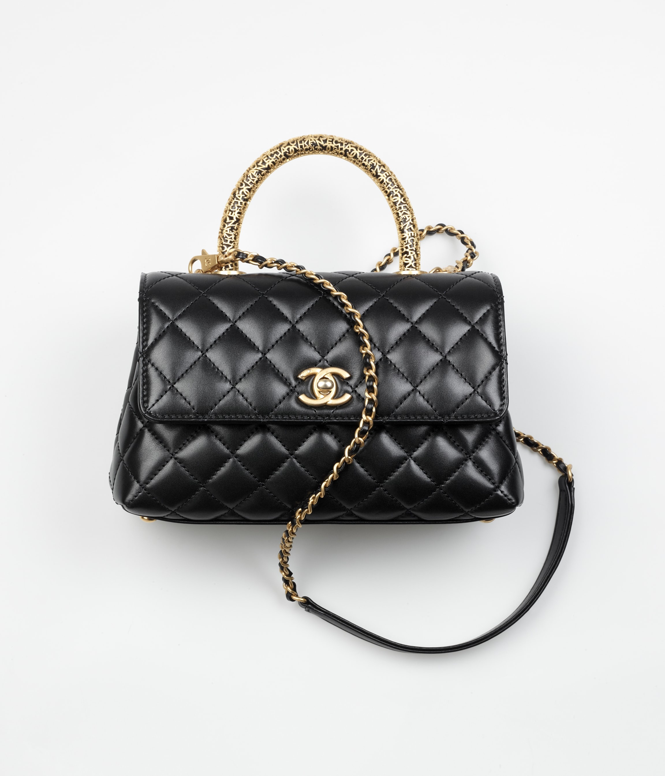 Flap Bag with Top Handle - 1