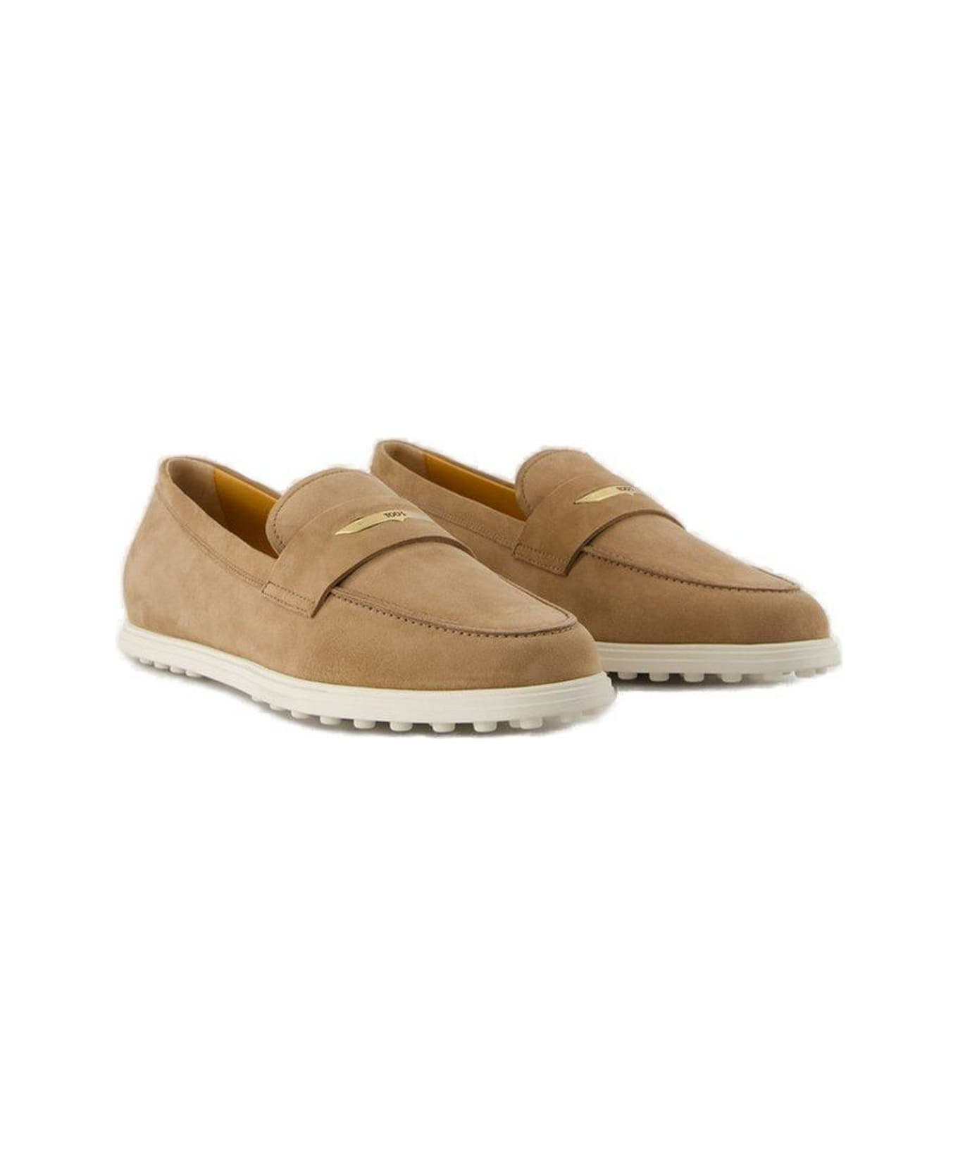 Logo Plaque Slip-on Loafers - 2