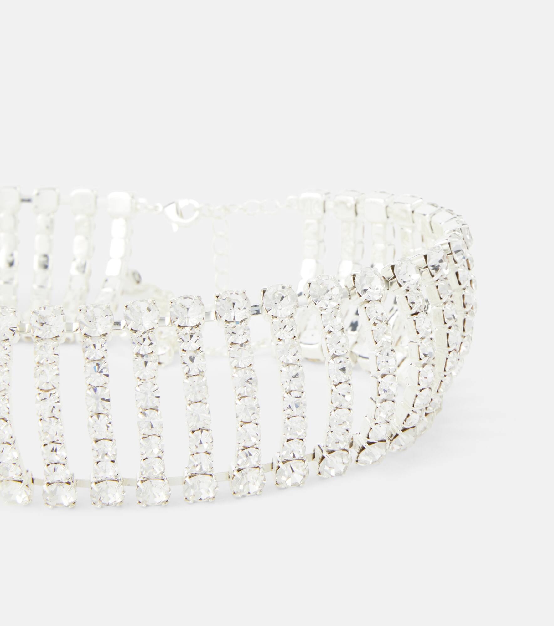 Crystal-embellished choker - 4