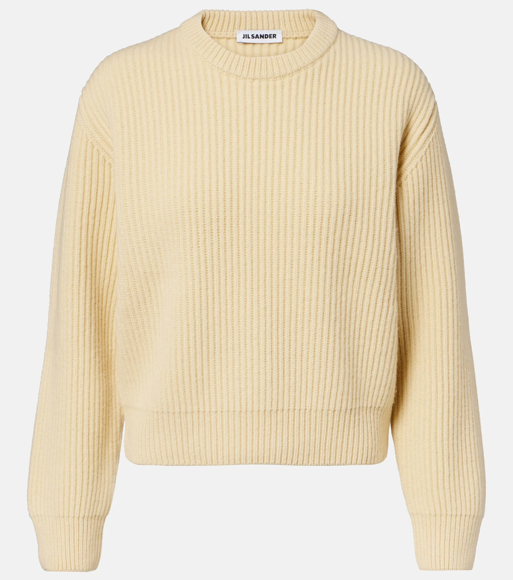 Ribbed-knit wool sweater - 1