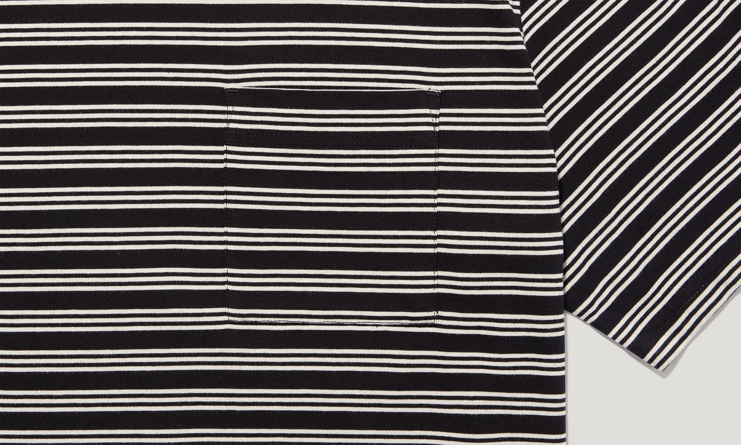 DRUM T-SHIRT- RAIL STRIPE - 3