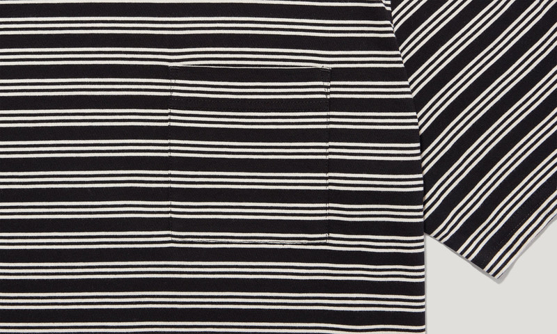 DRUM T-SHIRT- RAIL STRIPE 3