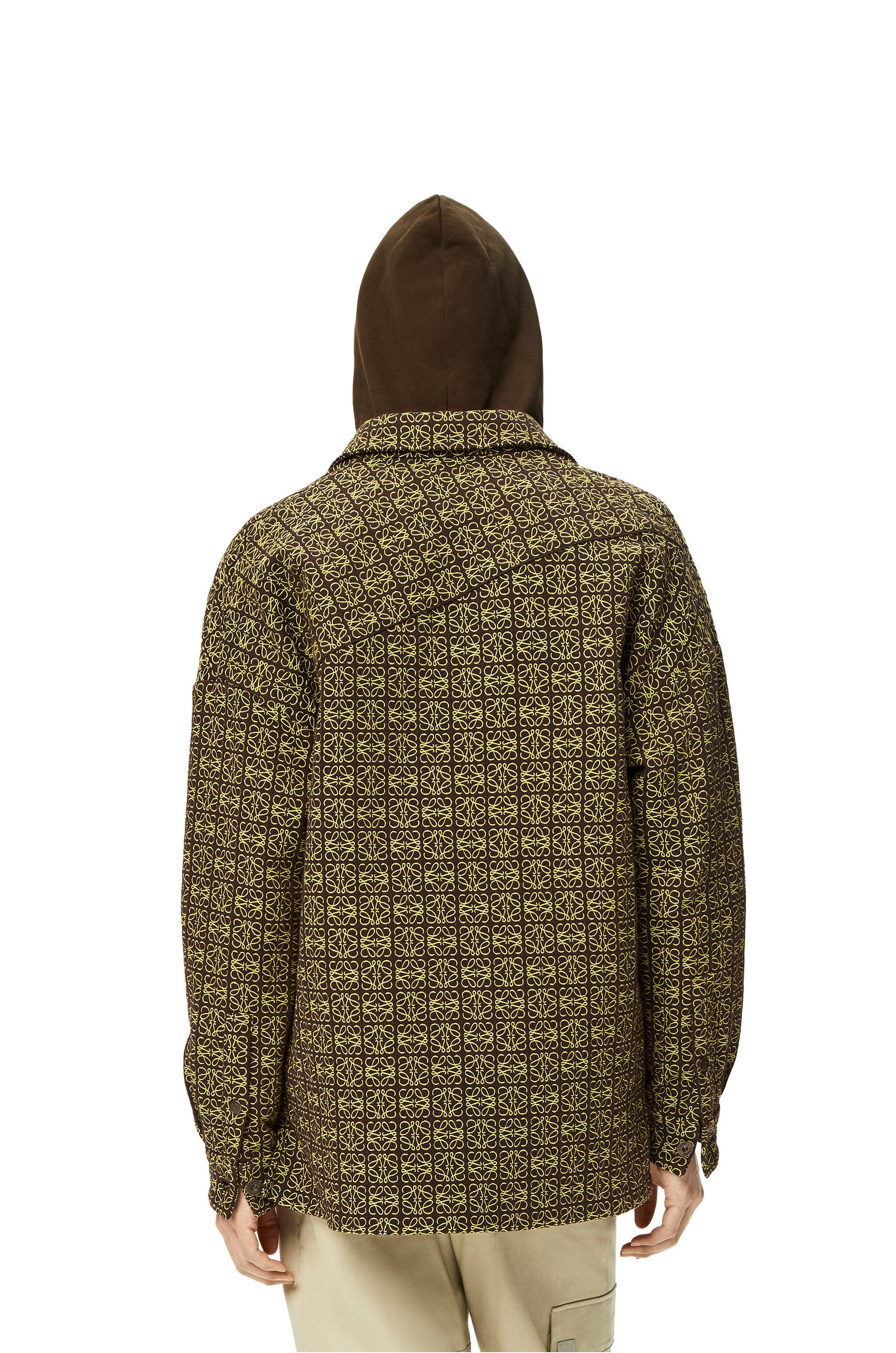 Anagram jacquard zip jacket in cotton - 4