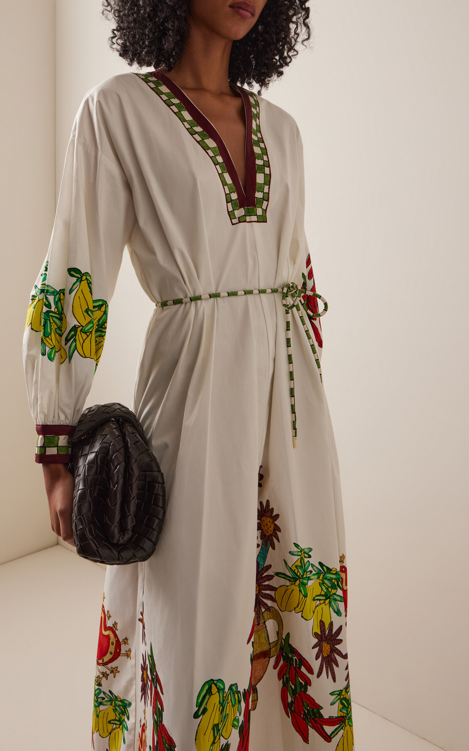 Katerina Cotton Poplin Midi Dress ivory - 3