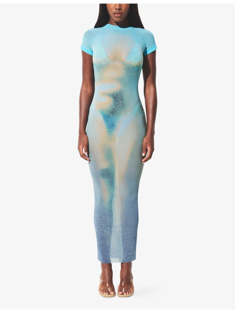 SKIMS Mesh Cover-Ups Maxi Dress outlook