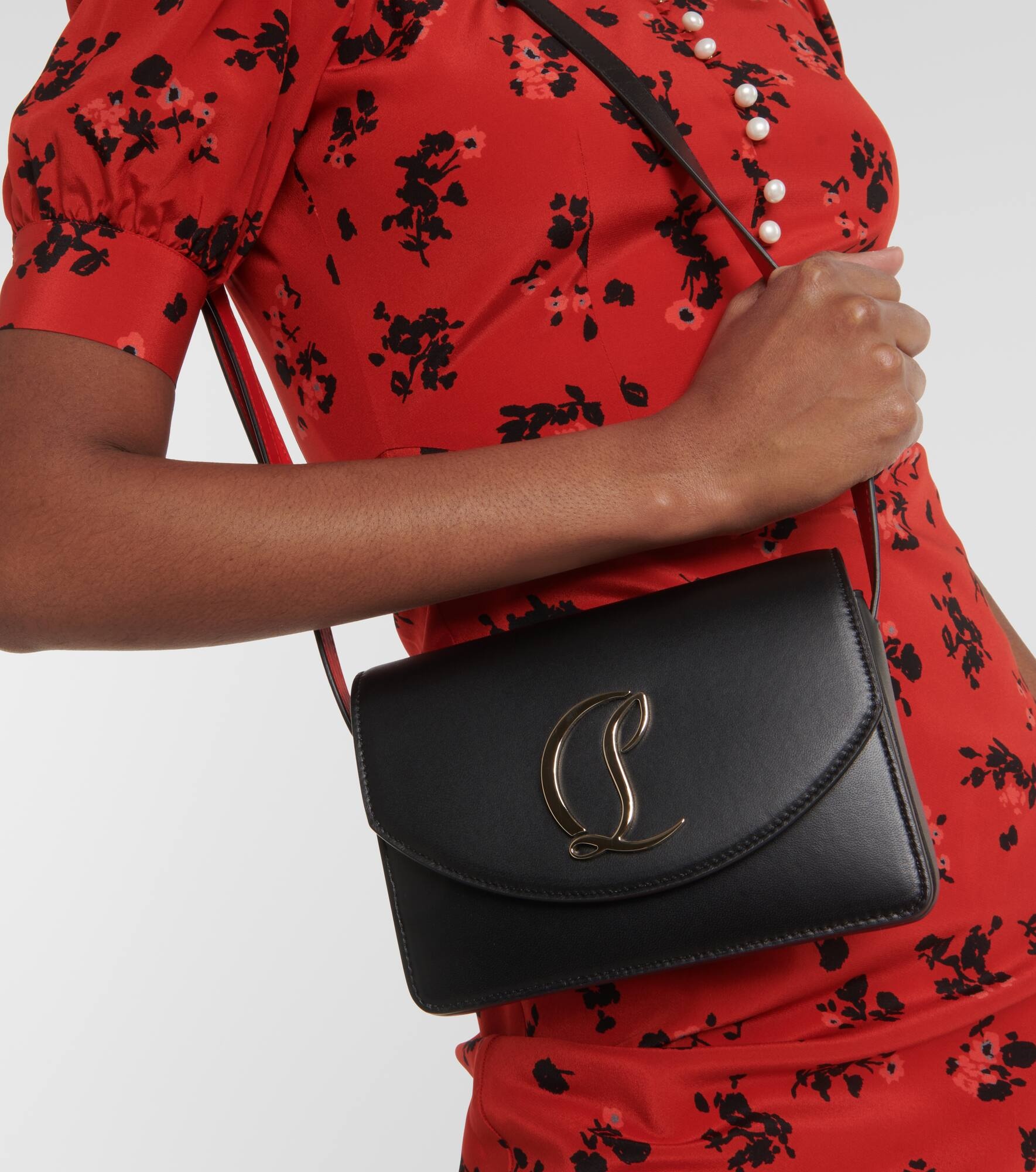 Loubi54 Small leather crossbody bag - 2