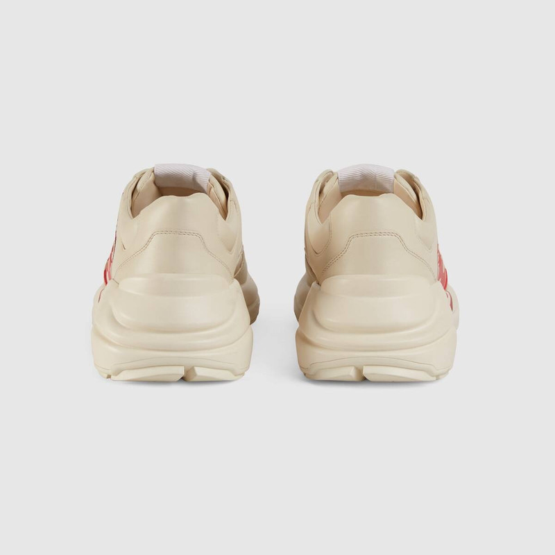 GUCCI Women's Rhyton GG apple sneaker outlook