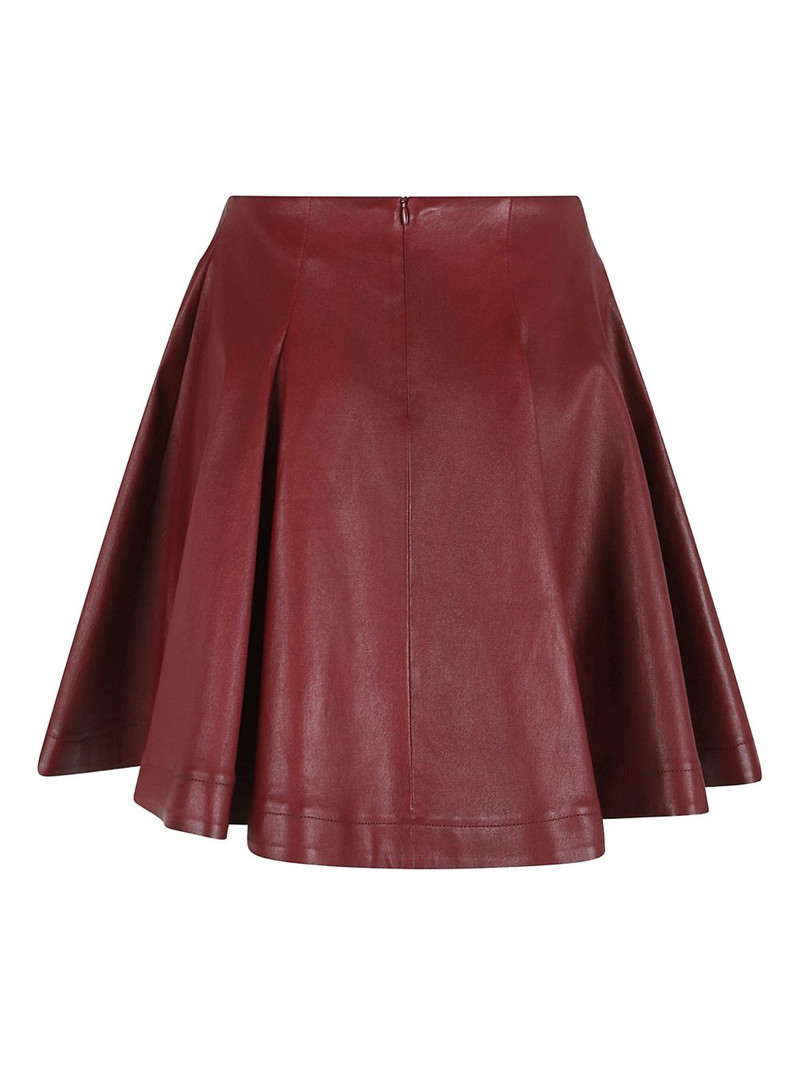 STOULS Arielle leather skirt outlook