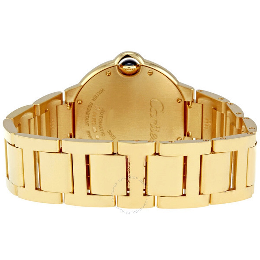 Pre-owned Cartier Ballon Bleu Medium Diamond Silvered Opalined Dial Ladies Watch WE9004Z3 - 3