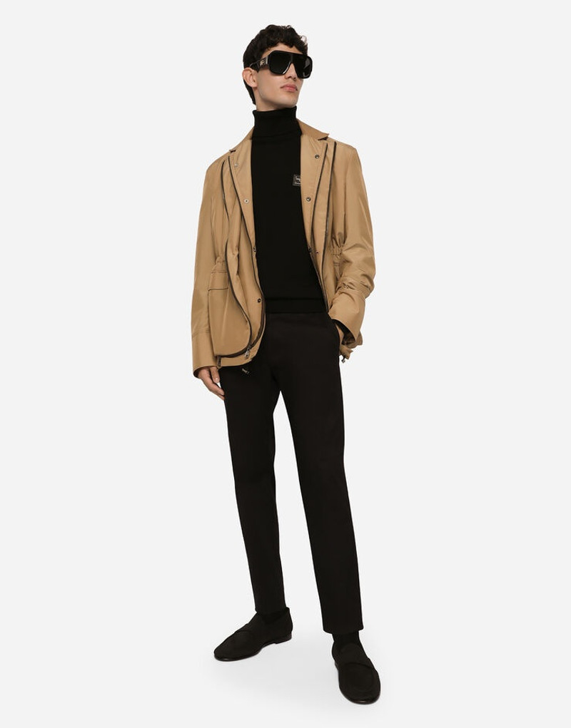 Deconstructed nylon jacket 5