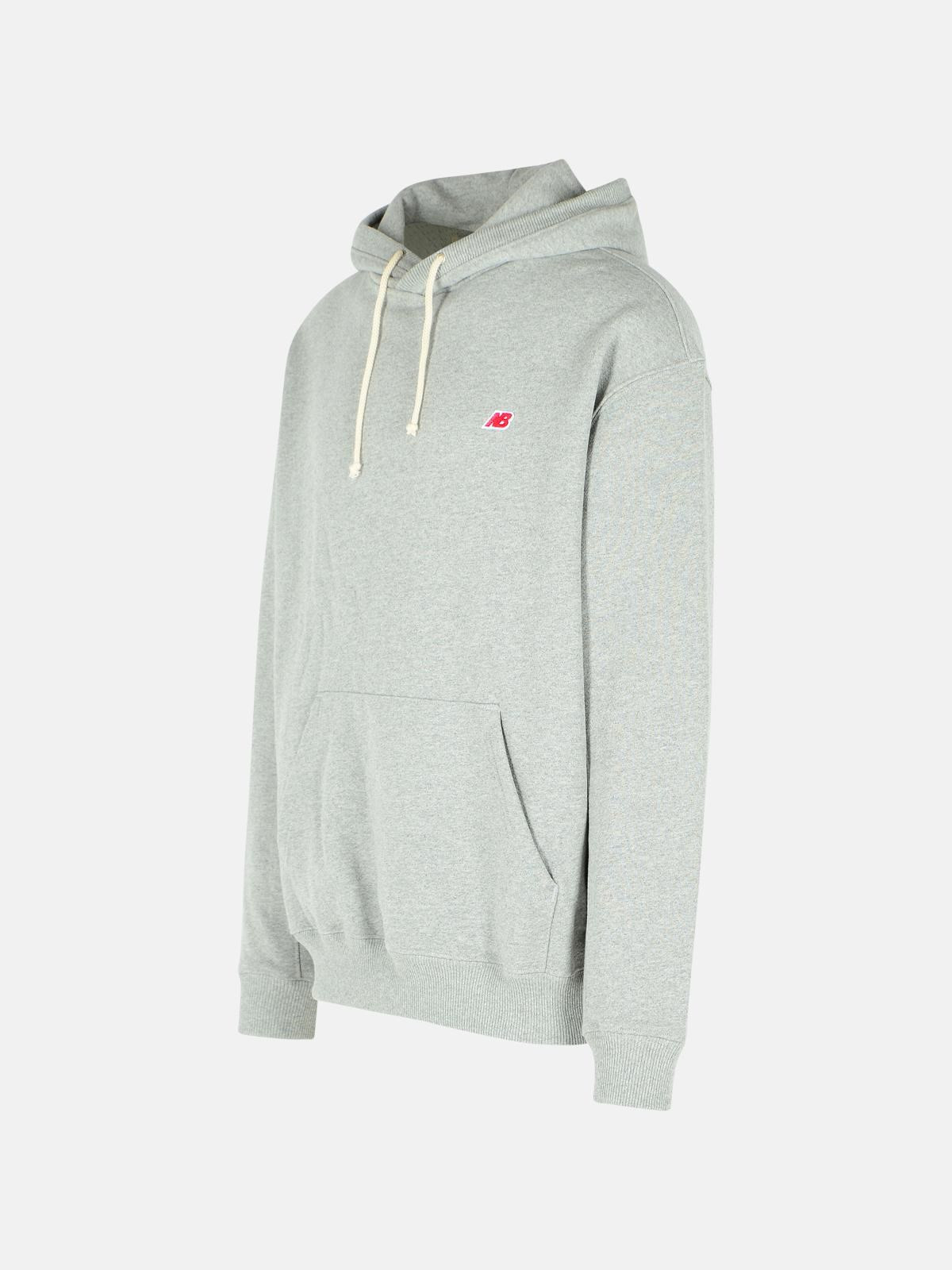 GRAY COTTON SWEATSHIRT - 2