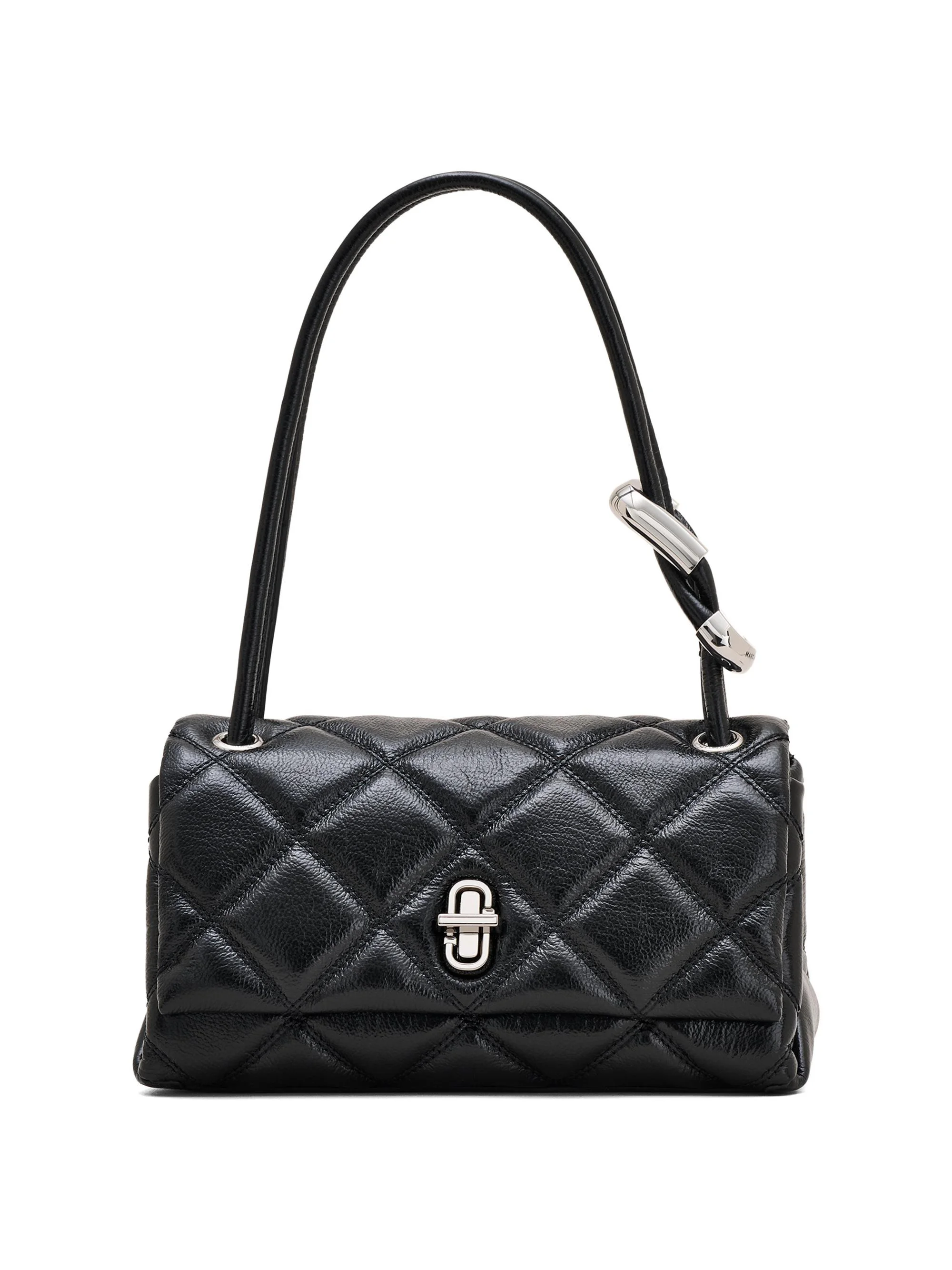 Women's The Quilted Mini Dual Shoulder Bag - Black - 1