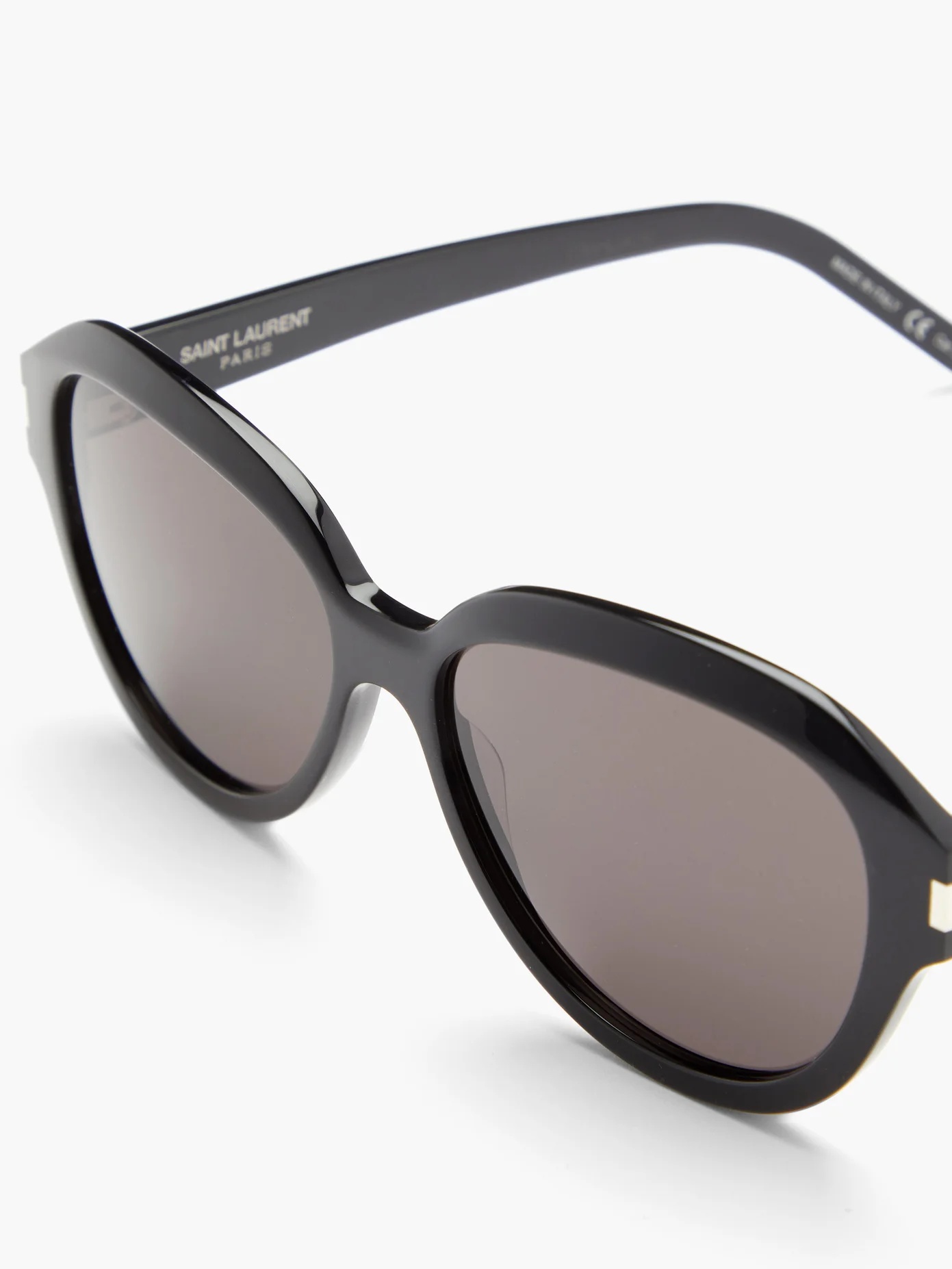 Round acetate sunglasses - 2