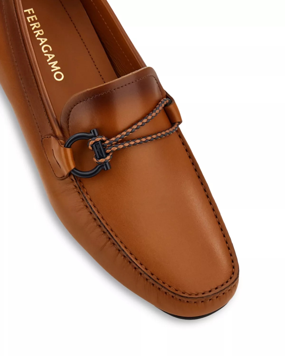 Men's Front 4Vit Gancini Ornament Slip On Drivers - 6