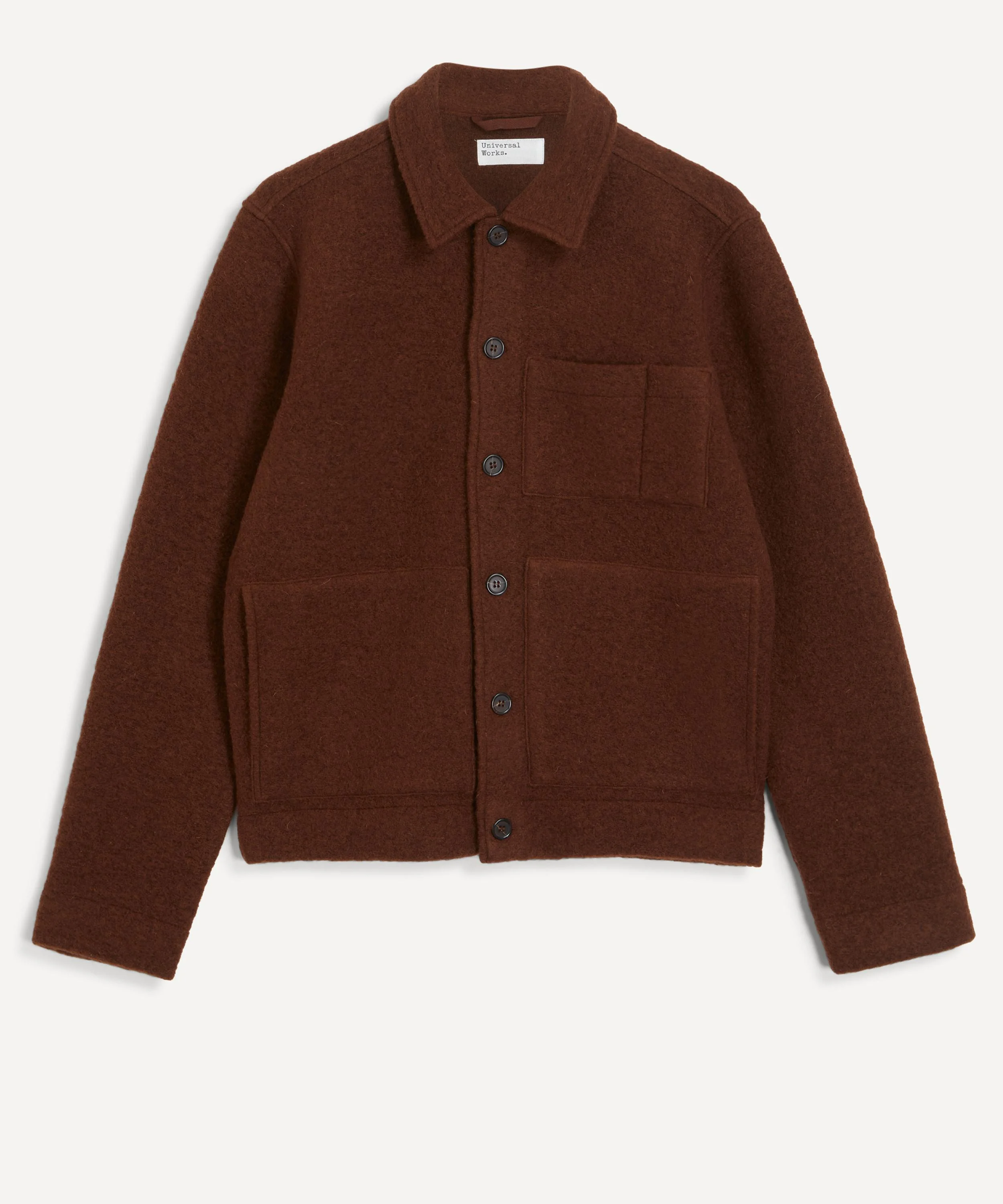 Uniform Wool-Blend Fleece Jacket - 1