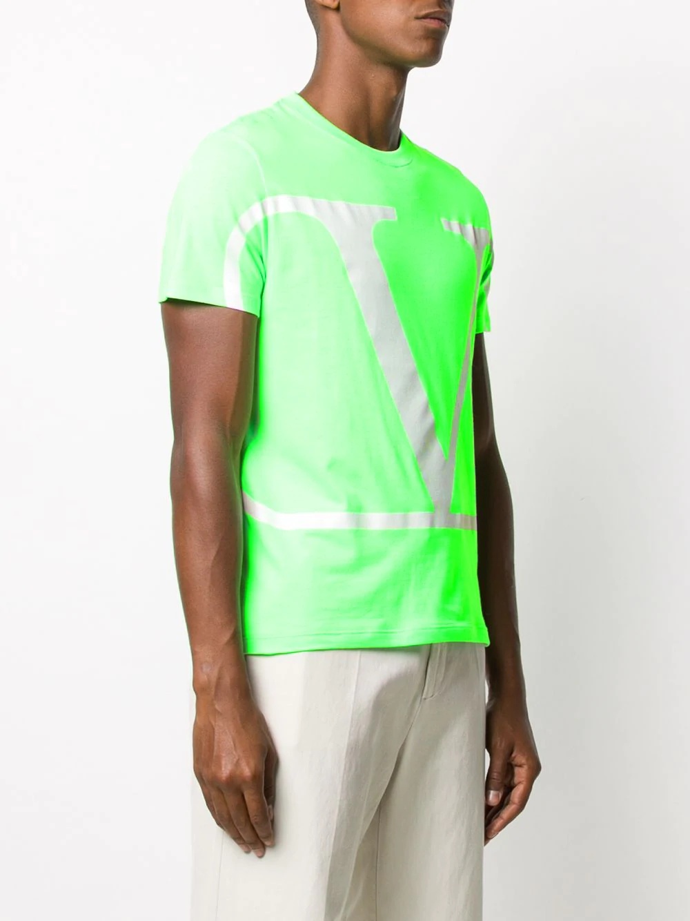 neon signature VLOGO T-shirt - 3