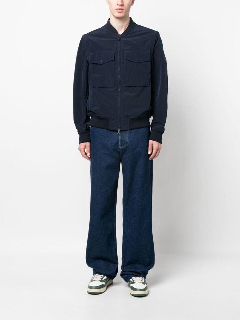 Paul & Shark flap-pocket zip-fastening bomber jacket outlook