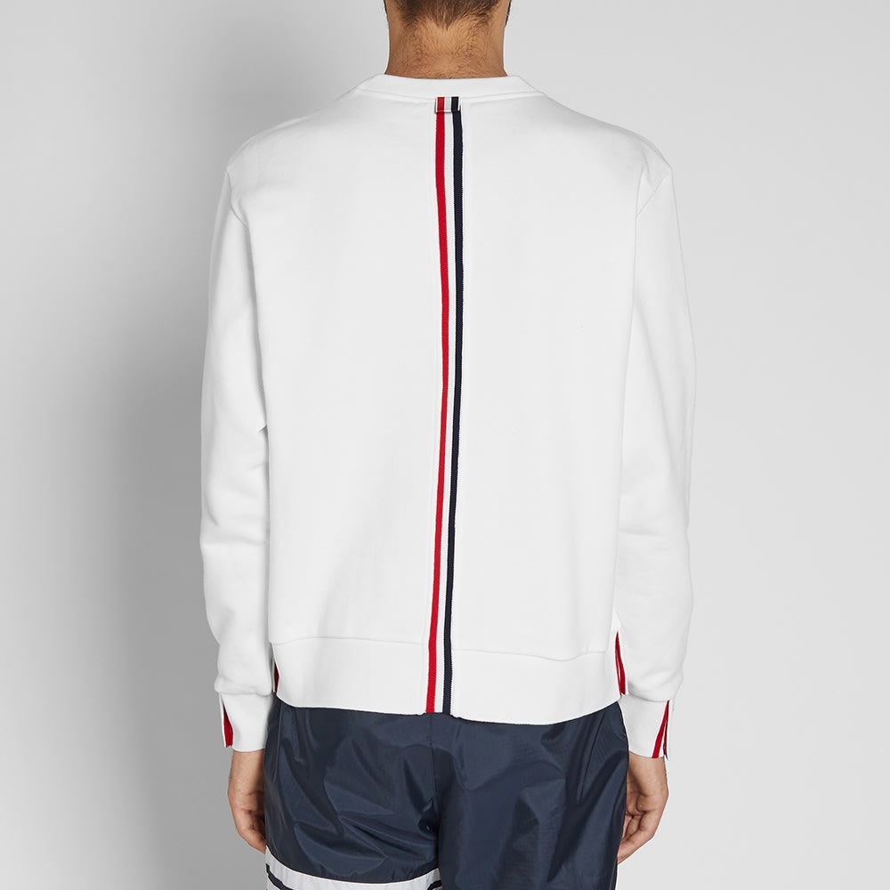 Thom Browne Grosgrain Loopback Crew Sweat - 6