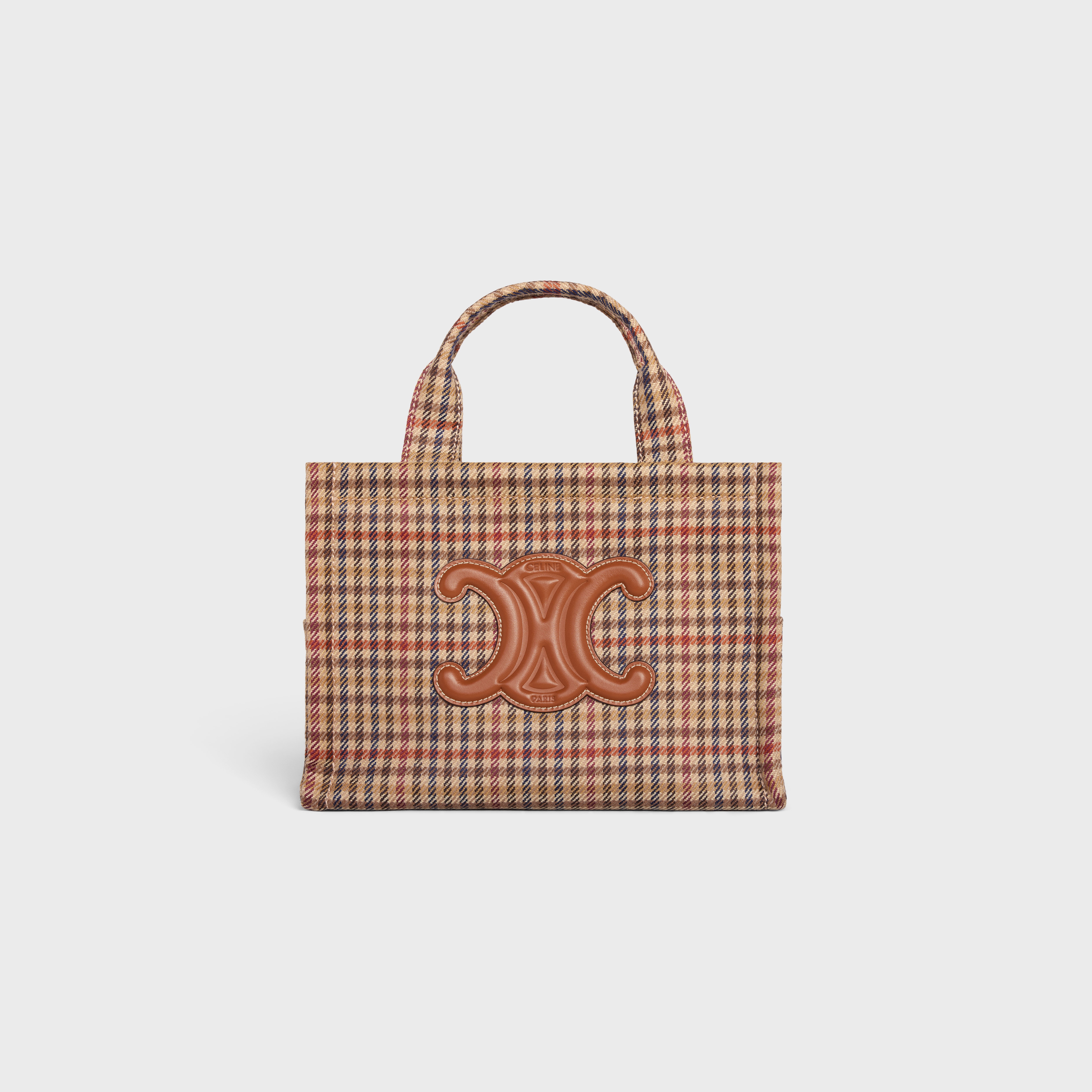 small cabas thais in Tweed and calfskin - 1