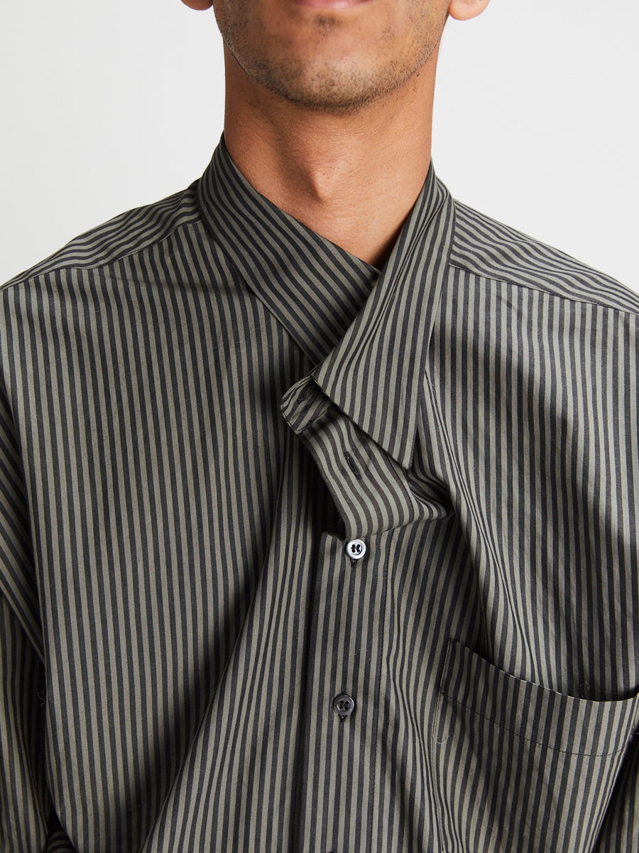 New Shirt Rigata Ghost Grey - 3