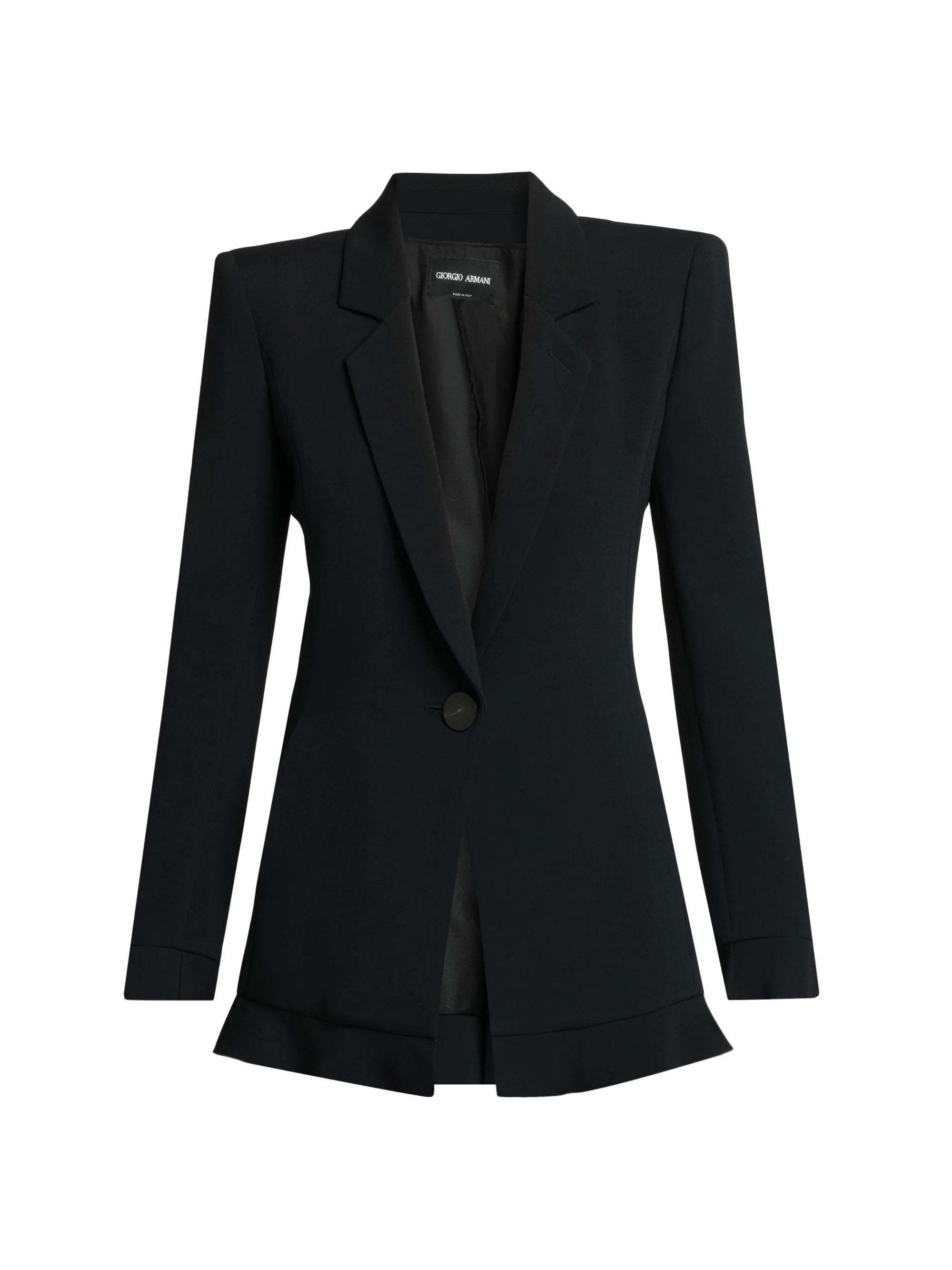 Women's Cady One-Button Jacket - Black - 1