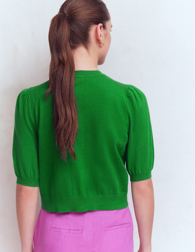 Nadia Embellished Cardigan-Green 5