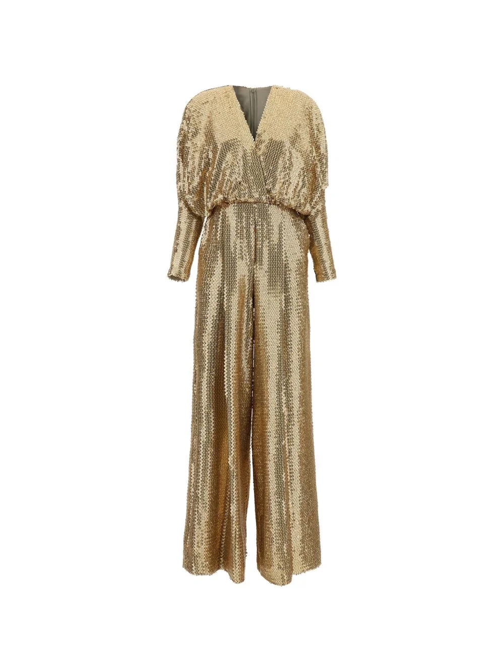 sequin-embellished wide-leg jumpsuit - 1