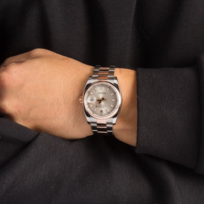 Rolex Datejust Ref 116201 Silver Dial - 6