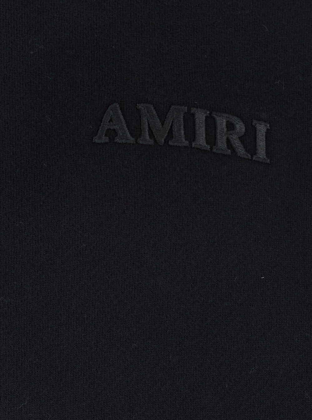 Amiri Men Black Hoodie With Fixed Hood And Logo Lettering On Front And Rear In Cotton Man - 3