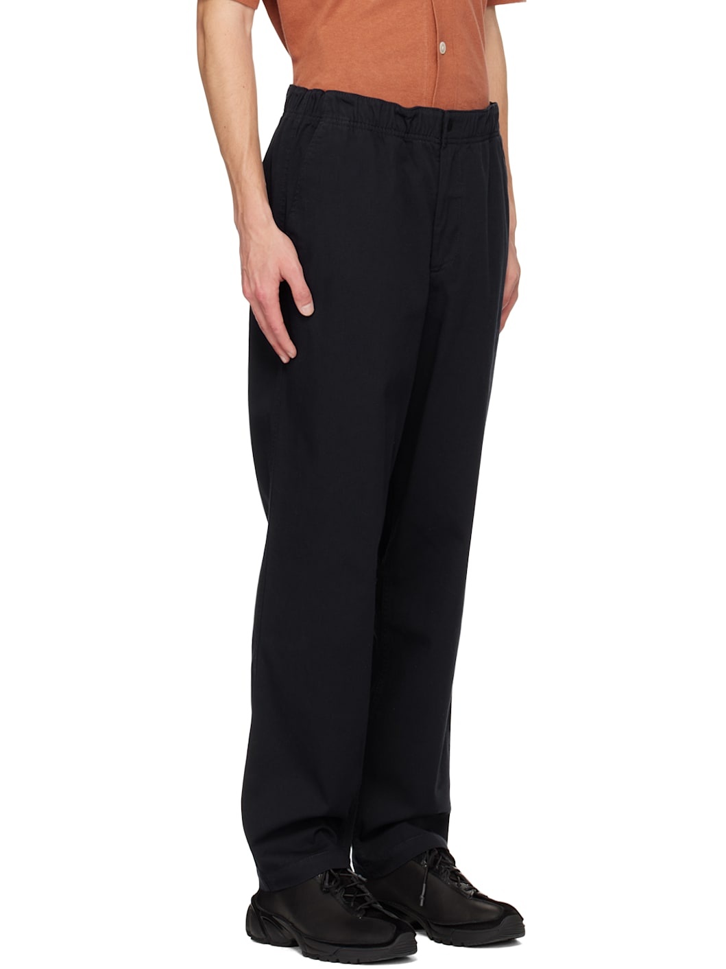 Navy Ezra Trousers - 2