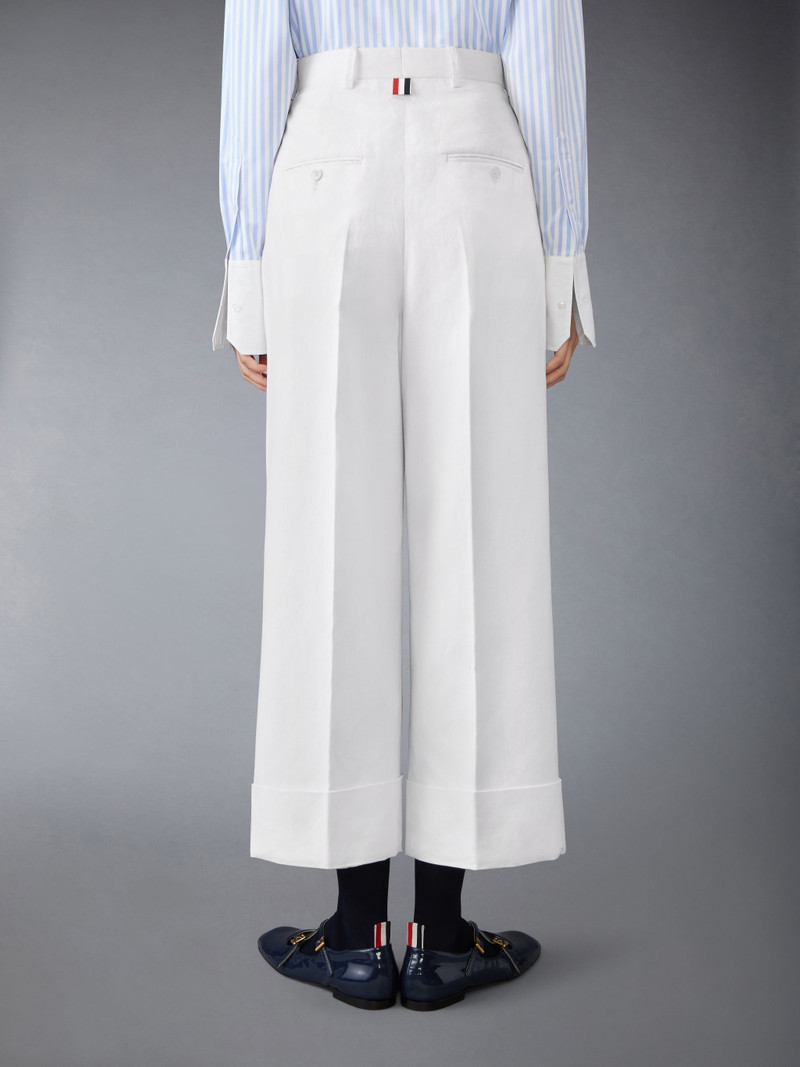 Thom Browne Linen Cotton High Waisted Trouser outlook